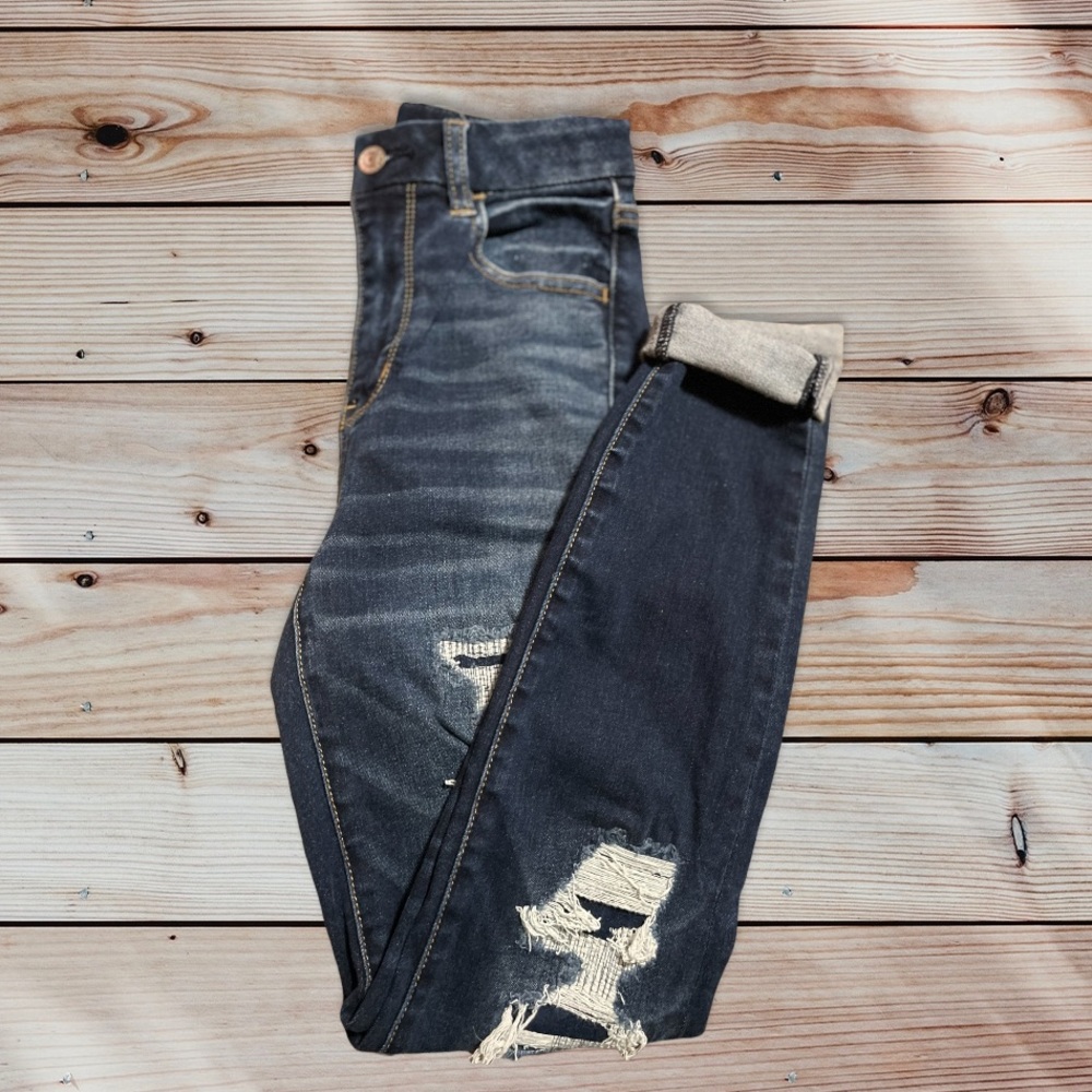American Eagle jeans, size 2, dark wash